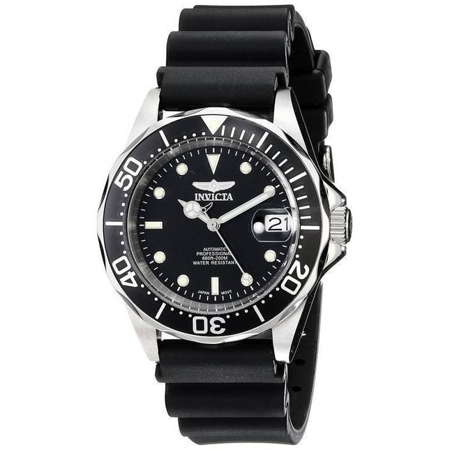 Invicta Pro Diver 200M Automatic Black Rubber INV9110/9110 Mens Watch