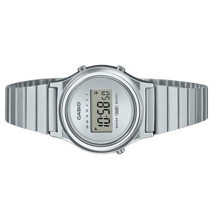 Casio Vintage Digital Stainless Steel Silver Dial Quartz LA700WE-7A Women's Watch