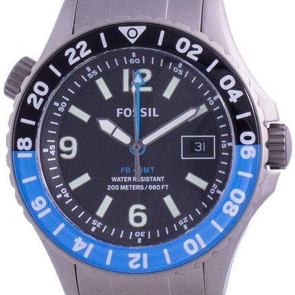 Fossil FB-GMT Curator Titanium Limited Edition Quartz LE1100 200M Mens Watch