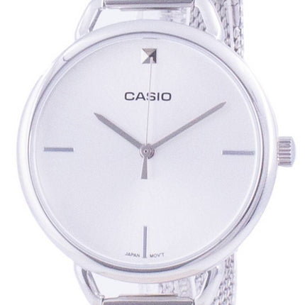 Casio Silver Dial Stainless Steel Quartz LTP-E415M-7C LTPE415M-7C Women's Watch