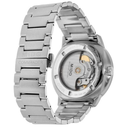 Mido Commander Gradient Stainless Steel Black Skeleton Dial Automatic M021.407.11.411.00 Men's Watch