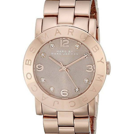 Marc By Marc Jacobs Amy Dexter Wheat Dial Rose Gold-Tone MBM3221 Womens Watch