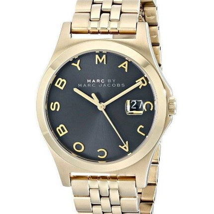 Marc By Marc Jacobs The Slim Black Dial Stainless Steel MBM3315 Womens Watch