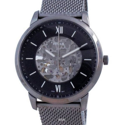 Fossil Neutra Skeleton Stainless Steel Automatic ME3185 Men's Watch ...