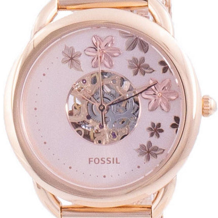 Fossil Tailor Skeleton Dial Automatic ME3187 Womens Watch