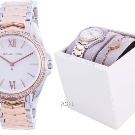 Michael Kors Whitney Diamond Accents Quartz MK1023 With Gift Set Women's Watch