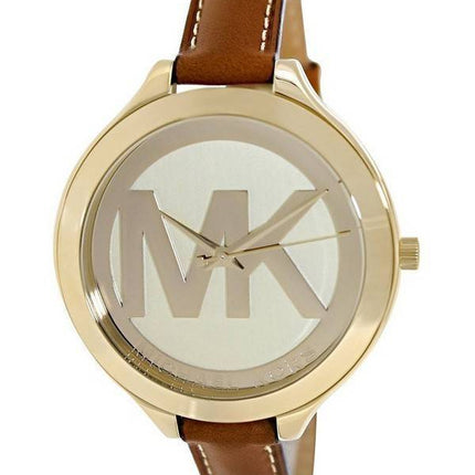 Michael Kors Runway Champagne Dial With MK Logo MK2326 Womens Watch
