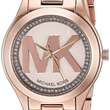 Michael Kors Mini Slim Runway Quartz Diamond Accent MK3549 Women's Watch