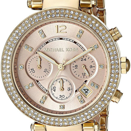 Michael Kors Parker Chronograph Quartz Diamond Accent MK6326 Women's Watch