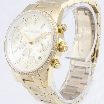 Michael Kors Ritz Chronograph Quartz Diamond Accents MK6356 Women's Watch