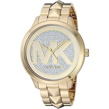 Michael Kors Runway Mercer MK6714 Diamond Accents Quartz Women's Watch