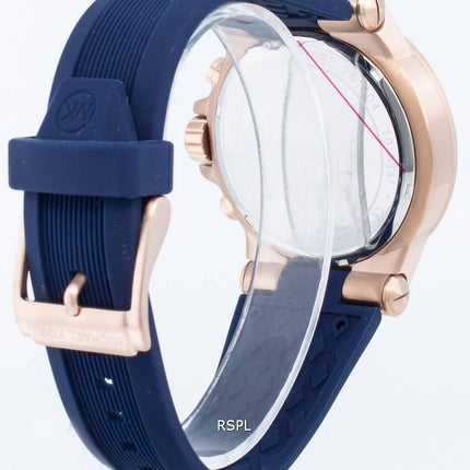 Michael Kors Chronograph Dylan Navy Silicone Strap MK8295 Mens Watch