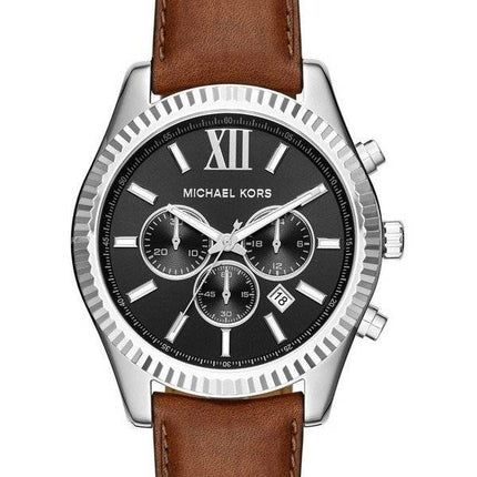 Michael Kors Lexington Black Dial Chronograph MK8456 Mens Watch