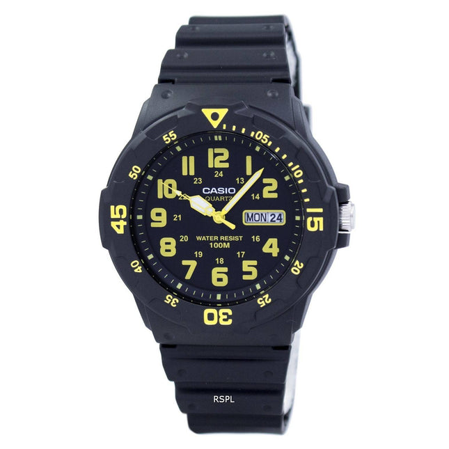 Casio Quartz Analog Black Dial MRW-200H-9BVDF MRW-200H-9BV Mens Watch