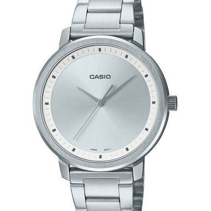 Casio Analog Silver Dial Stainless Steel MTP-B115D-7E MTPB115D-7 Mens Watch