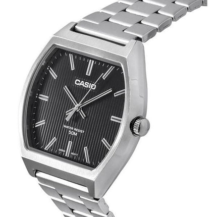 Casio Standard Analog Stainless Steel Black Dial Quartz MTP-B140D-1A Men's Watch