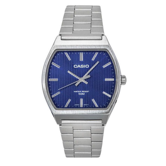 Casio Standard Analog Stainless Steel Blue Dial Quartz MTP-B140D-2A Men's Watch