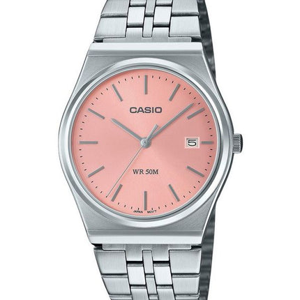 Casio Standard Analog Stainless Steel Pink Dial Quartz MTP-B145D-4AV Unisex Watch
