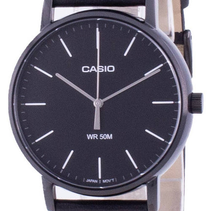 Casio Black Dial Quartz MTP-E171BL-1E MTPE171BL-1 Mens Watch