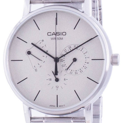 Casio White Dial Stainless Steel Quartz MTP-E320D-9E MTPE320D-9 Mens Watch