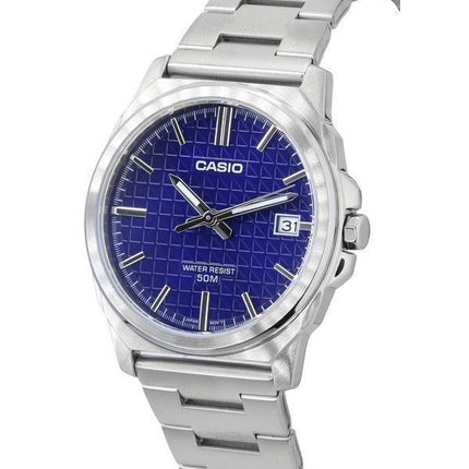 Casio Standard Analog Stainless Steel Blue Dial Quartz MTP-E720D-2A Men's Watch