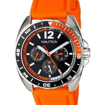 Nautica Orange Sport Ring Multifunction N09908G Men's Watch