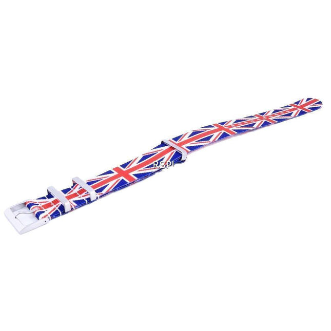 Ratio NATO28 United Kingdom National Flag Pattern Polyester 22mm Watch Strap