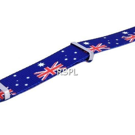 Ratio NATO30 Australia National Flag Pattern Polyester 22mm Watch Strap