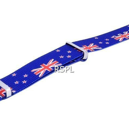 Ratio NATO31 New Zealand National Flag Pattern Polyester 22mm NATO31 Watch Strap