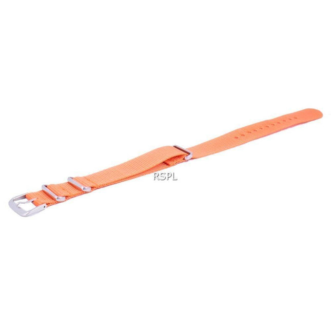Ratio Brand NATOS14 Orange Nylon Watch Strap 18mm