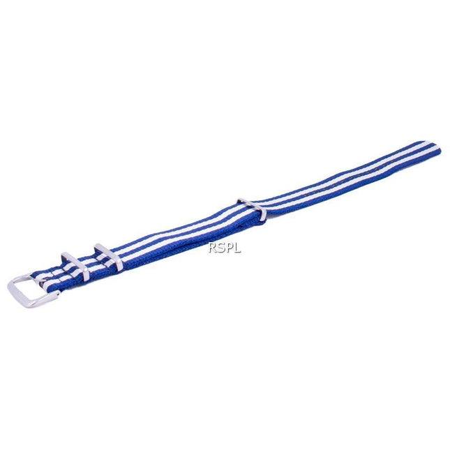 Ratio Brand NATOS17 Blue Nylon Watch Strap 18mm