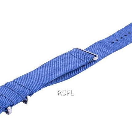 Ratio Nato8 Blue Nylon Watch Strap 22mm