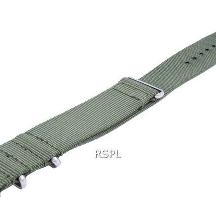 Ratio Nato9 Green Nylon Watch Strap 22mm