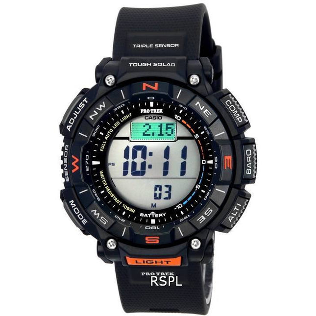 Casio Protrek Digital Solar Powered PRG-340-1 PRG340-1 100M Men's Watch