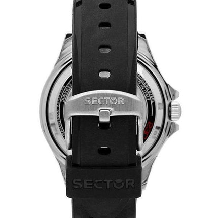 Sector 230 Automatico Silicone Strap Black Dial Automatic R3221161002 100M Mens Watch