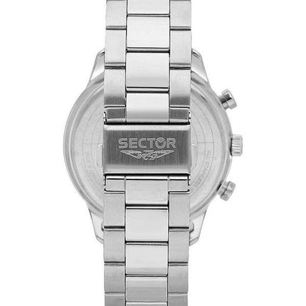 Sector 270 Dual Time Multifunction Stainless Steel Black Dial Quartz R3253578021 Mens Watch