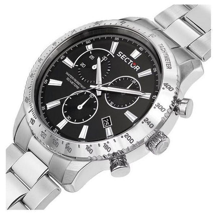 Sector 270 Chronograph Stainless Steel Black Dial Quartz R3273778005 Mens Watch