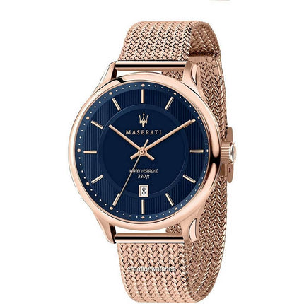 Maserati Gentleman Blue Dial Quartz R8853136003 100M Men's Watch