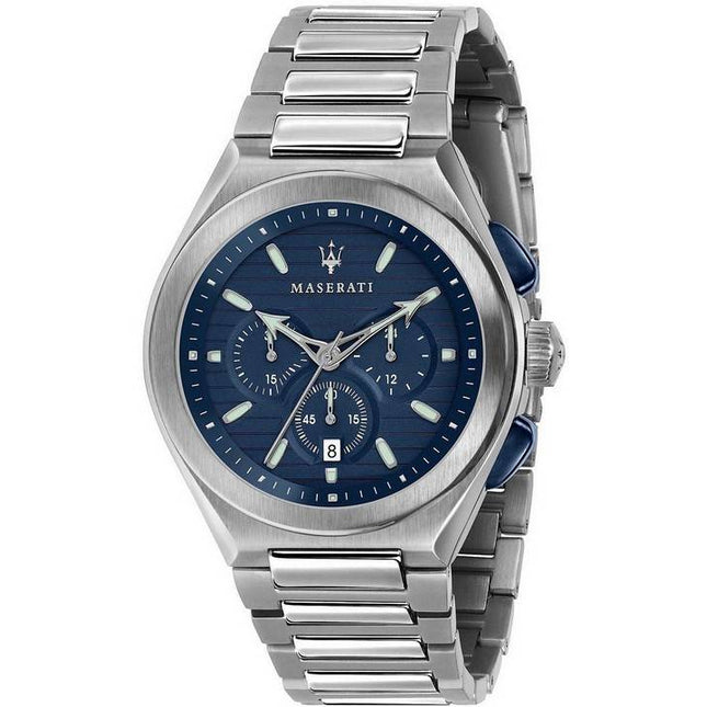 Maserati Triconic Chronograph Quartz R8873639001 100M Mens Watch