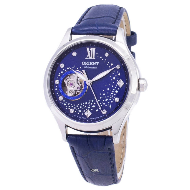 Orient Automatic RA-AG0018L10B Open Heart Dimond Accents Women's Watch