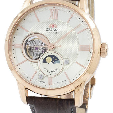 Orient Classic Sun &amp; Moon Open Heart Automatic Japan Made RA-AS0003S10B Men's Watch