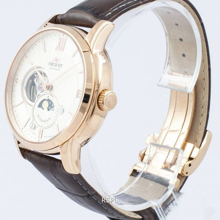 Orient Classic Sun &amp; Moon Open Heart Automatic Japan Made RA-AS0003S10B Men's Watch