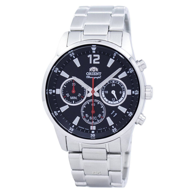 Orient Sports Chronograph Quartz Japan Made RA-KV0001B00C Men's Watch