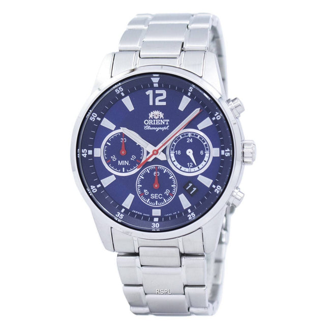 Orient Sports Chronograph Quartz Japan Made RA-KV0002L00C Men's Watch