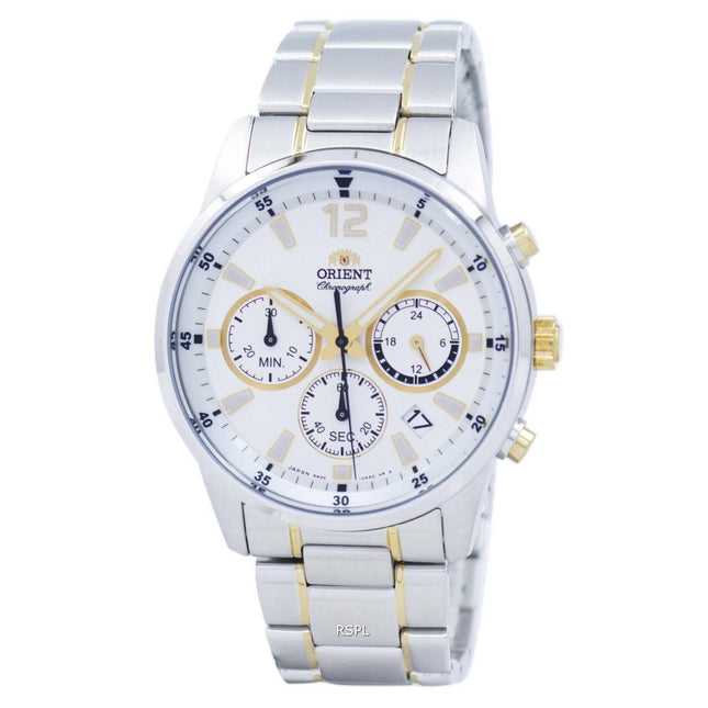 Orient Sports Chronograph Quartz Japan Made RA-KV0003S00C Men's Watch