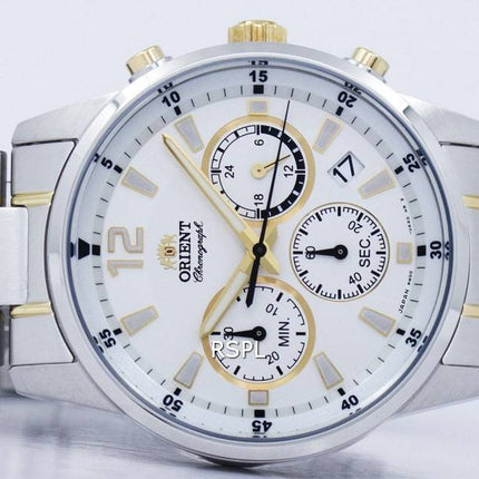 Orient Sports Chronograph Quartz Japan Made RA-KV0003S00C Men's Watch