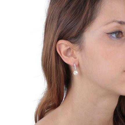 Morellato Perla Essenziale Silver Tone Earrings SANH03 For Women