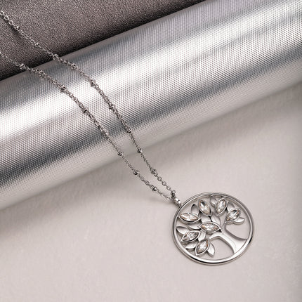 Morellato Vita Silver Tree Of Life Necklace SATD16 For Women