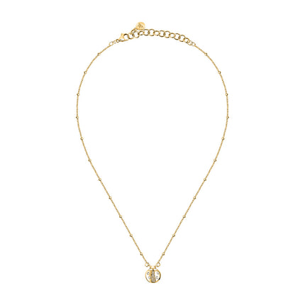 Morellato Istanti Gold Tone Stainless Steel Necklace SAVZ03 For Women