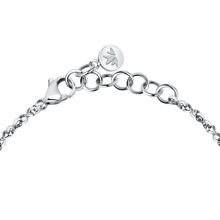 Morellato Istanti Silver Tone Stainless Steel Bracelet SAVZ09 For Women